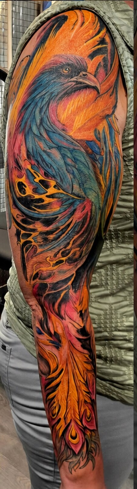 Tatouage illustratif réalisé par LNU Studio